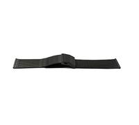 System-S Cinturino in metallo milanese da 23 mm per smartwatch Fitbit Versa 2 e 3, nero, metallizzato/nero, Eine Grösse, Metallico/nero, Eine Grösse