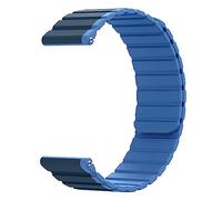 System-S Cinturino in silicone magnetico 20mm per Samsung Galaxy Watch 5 4 in blu, Blu, Eine Grösse