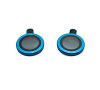 SYSTEM-S Copriobiettivo protettivo per fotocamera per iPhone 13 + Mini, blu