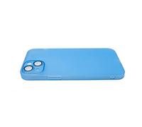 System-S Cover antiurto antigraffio in blu opaco custodia per iPhone 14 Plus
