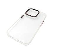 System-S Cover antiurto TPU in bianco trasparente cover per iPhone 14 Pro