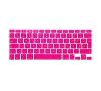 System-S Cover in silicone per tastiera QWERTZ tedesca per MacBook Pro 13" 15" 17" iMac MacBook Air 13" in rosa