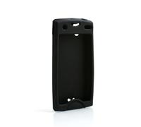 System-S Custodia in silicone Cover protettiva Skin Case Protettiva Cover Nero per Sony Ericsson Xperia Ray