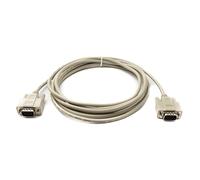 System-S D Sub Cavo 3 m 9 pin maschio a maschio RS232 DB9 adattatore grigio