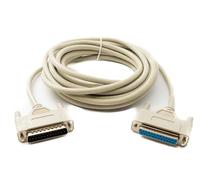 System-S D Sub cavo 5 m 25 pin maschio a femmina RS530 DB25 adattatore grigio
