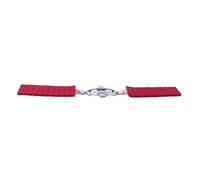 System-S Eine Grösse - Cinturino da polso 20 mm, con chiusura a farfalla per smart watch rosso, rosso, rosso, rosso, Eine Grösse