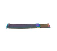 System-S Eine Grösse - Cinturino in metallo milanese da 22 mm per smartwatch Huawei Watch in colorato, metallizzato/multicolore, colore, Metallic/multi-coloured, Eine Grösse