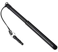 SYSTEM-S Eingabe Stift Professionale Schermo extensible per Smartphone, Touch Screen del Telefono, tavoletta, PC, PDA, Nero