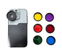 SYSTEM-S Filtro Colore Set 37 MM 6 Pezzo Lente Con Filetto Cover Custodia