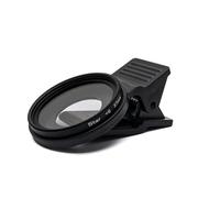 SYSTEM-S Filtro Stella 6 Punti 37 mm Star Light Lente con Clip per Smartphone