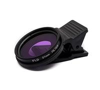 SYSTEM-S FLD - Filtro fluorescente da 37 mm, avvitabile per fotografia, colore: Nero