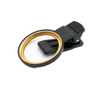 SYSTEM-S Foto Clip 52 mm compatibile con effetto filettato obiettivo obiettivo obiettivo per smartphone in nero