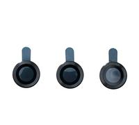 System-S Lente di protezione della fotocamera in vetro metallo per iPhone 12 Pro nero