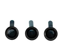 System-S Lente di protezione della fotocamera in vetro per iPhone 11 Pro + Max Nero