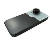 SYSTEM-S Lente macro 2,8 X 37 mm filtro HD con custodia per iPhone 15 in nero grigio