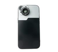 SYSTEM-S Lente macro 2.8X HD Filtro con Custodia Nero per iPhone 13