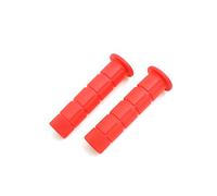 System-S Manopole per Bicicletta in Gomma per Bicicletta, BMX MTB in Rosso