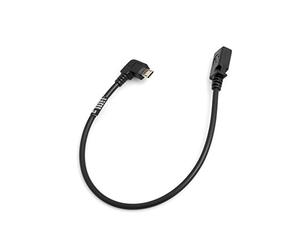 System-S Micro USB 90 ° angolato a Sinistra ad Angolo Maschio a Mini USB Femmina Circa 27 cm Cavo Dati Ricarica Cavo di prolunga Cavo di interfaccia e Adattatore