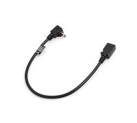 System-S Micro USB 90 ° Gradi Verso Il Basso Angolo a Micro USB Adattatore Cavo Dati Ricarica Cavo di prolunga 27 cm