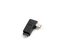 System-S Micro USB femmina a mini usb maschio 90 ° gradi angolare destro ad angolare angolo spina adattatore connettore