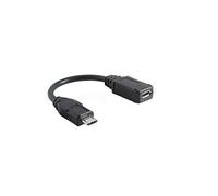 System-S Micro USB maschio a micro USB femmina adattatore cavo dati cavo prolunga 16