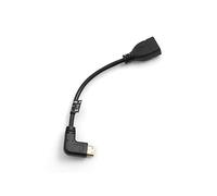 System-S Mini HDMI 1.4 - Cavo angolare sinistro a presa standard, 16 cm, colore: Nero