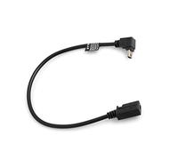 SYSTEM-S Mini USB (Maschio) 90 ° Gradi angolare Verso Il Basso a Angolo Cavo Mini USB (Femmina) Adattatore Cavo prolunga Cavo Dati Cavo di Ricarica 27 cm