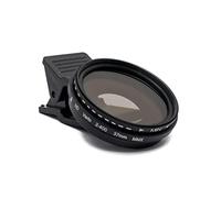 ND Vario Filtro 37 MM 2 fino A 400 Grigio Lente con Clip per Smartphone Nera