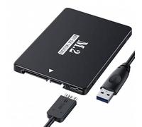 System-S NGFF B+M Key M.2 - Scheda SSD da 2,5" SATA Micro USB 3.0 Combo HDD