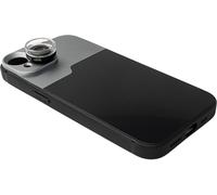 SYSTEM-S Lente macro 30x filtro microscopio con custodia nera per iPhone 14