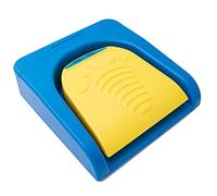 System-S Pedale Bluetooth senza fili con porta USB 3.1 tipo C per PC Hotkeys blu giallo