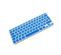System-S - Protezione tastiera in silicone AZERTY francese per MacBook Pro 13" 15" 17" iMac MacBook Air 13" in blu