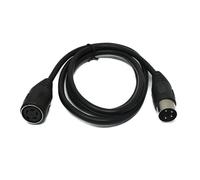 System-S S-Video Cavo 100 cm DIN 4 pin maschio a femmina in nero