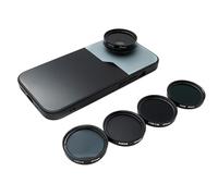 SYSTEM-S Set di filtri ND da 37 mm a densità neutra con custodia filettata e custodia per iPhone 15