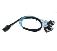 System-S SFF-8087 - Cavo 50 cm Mini SAS 36 pin a 4 X SATA 7 pin adattatore per disco rigido RAID scheda madre