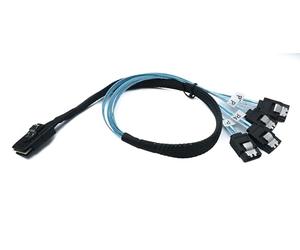 System-S SFF-8087 - Cavo 50 cm Mini SAS 36 pin a 4 X SATA 7 pin adattatore per disco rigido RAID scheda madre