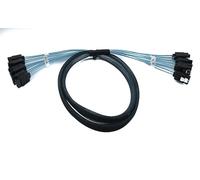 System-S SFF-8087 - Cavo da 100 cm, 6 connettori SATA a 7 pin a 6 connettori per unità RAID