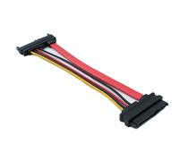 System-S SFF-8482 Cavo 15 cm SAS 29 Pin a SATA 22 Pin 15+7 Adattatore per Hard Disk Scheda Madre