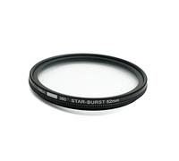 SYSTEM-S Star Burst Filter 52 mm 360° Cross Flare Lente per Smartphone Fotografia in Nero