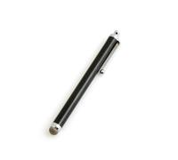 SYSTEM-S Stylus Penna Punta Fibra Tessile Touch Pen Capacitiva Schermo Pennino Nero Touch Screen per Smartphone, Telefono Cellulare, Tablet PC, PDA