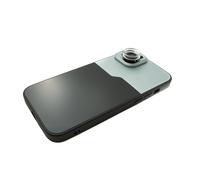 SYSTEM-S Lente super macro 30 x 37 mm filtro microscopio con custodia per iPhone 15 Plus
