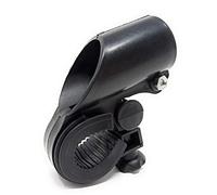 System-S - Supporto per luce da bicicletta, colore nero