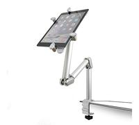 System-S - Supporto universale a collo di cigno da tavolo, braccio di supporto a 3 articolazioni, per tablet e ebook