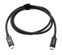 System-S Thunderbolt 4 100 cm cavo tipo C maschio a maschio 40 Gbps 240 W cavo adattatore