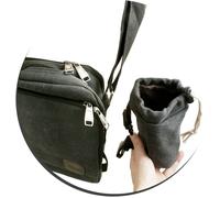 System-S Universal con borsa a tracolla portabicchieri, 26 cm, nero