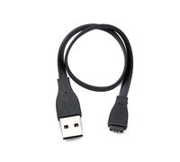 SYSTEM-S USB 2.0 Cavo 23 CM Cavo di Carica per Fitbit Charge Hr Smartwach Nero