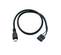 SYSTEM-S USB 2.0 Cavo 50 CM Micro B Spina A 9 Pin Dupont Presa 9Pin Presa