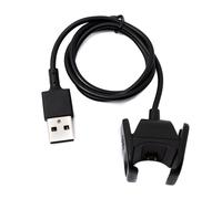SYSTEM-S USB 2.0 Cavo 54 CM Cavo di Carica per Fitbit Charge 3 Smartwach Nero