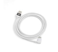 SYSTEM-S USB 3.1 Tipo C 90° Connettore ad Angolo a USB 2.0 A Cavo Adattatore Angolato 140cm Bianco