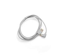 System-S USB 3.1 Tipo C Spina 90° angolata a USB A 2.0 connettore Adattatore Cavo di Ricarica, 200 cm in Bianco